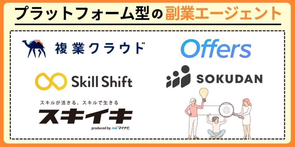 プラットフォーム型の副業エージェント